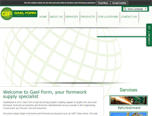 Tablet Screenshot of gaelform.com
